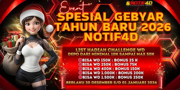 Bonus Begadang Notif4D